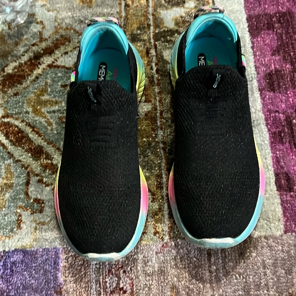 Sketchers slide on kids sneakers